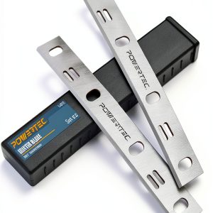 POWERTEC 6 Inch Jointer Blades Set of 2 High Speed Steel for WEN 6560-0