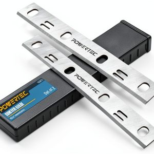 POWERTEC 6 Inch Jointer Blades – 2 Pack HSS Silver for WEN-0