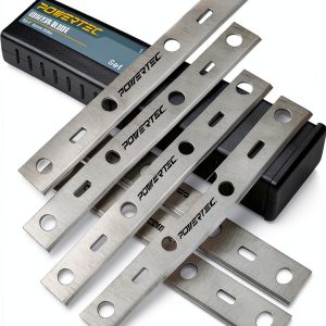 POWERTEC 6 Inch Jointer Blades 6 Pack for Delta, WEN, Craftsman-0