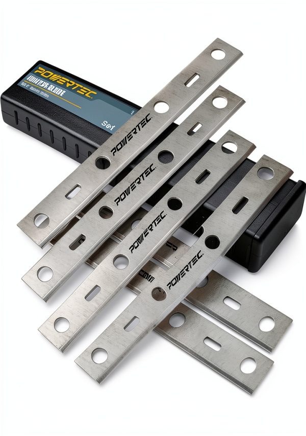 POWERTEC 6 Inch Jointer Blades 6 Pack for Delta, WEN, Craftsman-0