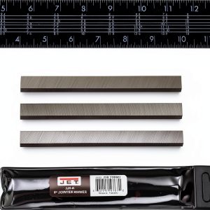 JET Replacement Jointer Knives for JJ-6CSX 3‑Pack Steel 6‑1/16 in-0