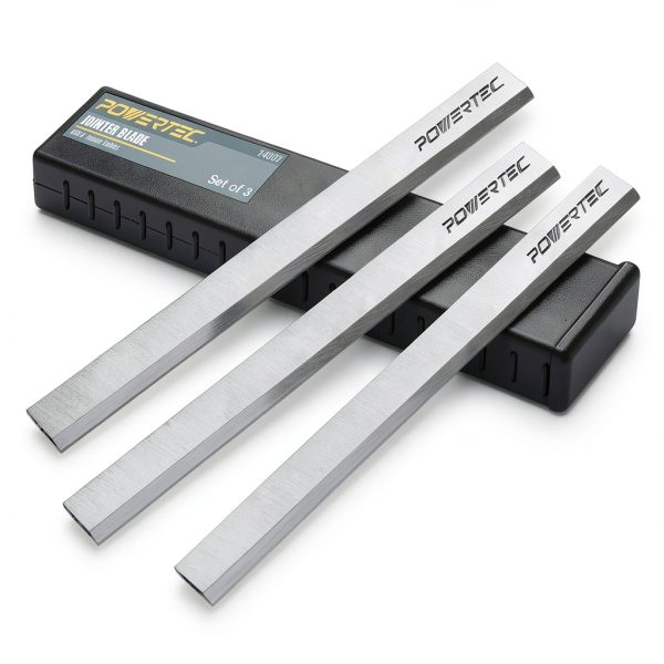 POWERTEC 8 Inch Jointer Blades for Delta DJ-20 Knives 3 Pack-0