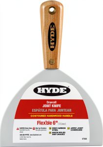Joint Knife Hyde Tools 6-Inch Flexible Hardwood Handle Jointer Knife-0