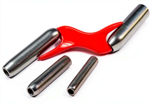 Masonry Brick Jointer Tool FLCPJGV Stainless Steel Red Barrel Trimmer-0