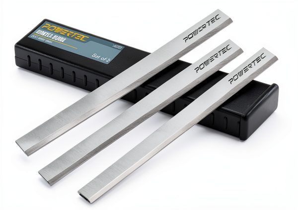 POWERTEC 8 Inch Jointer Blades for Powermatic PJ882 3 Pack HSS 8 inch-0